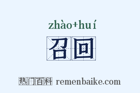 召回是什么意思的图片